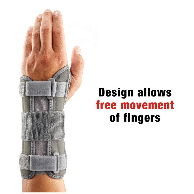 ACE Deluxe Wrist Stabilizer, Left Hand, Helps Relieve Symptoms of Carpal Tunnel Syndrome, Adjustable, Stabilizing, Firm Support - Image 3