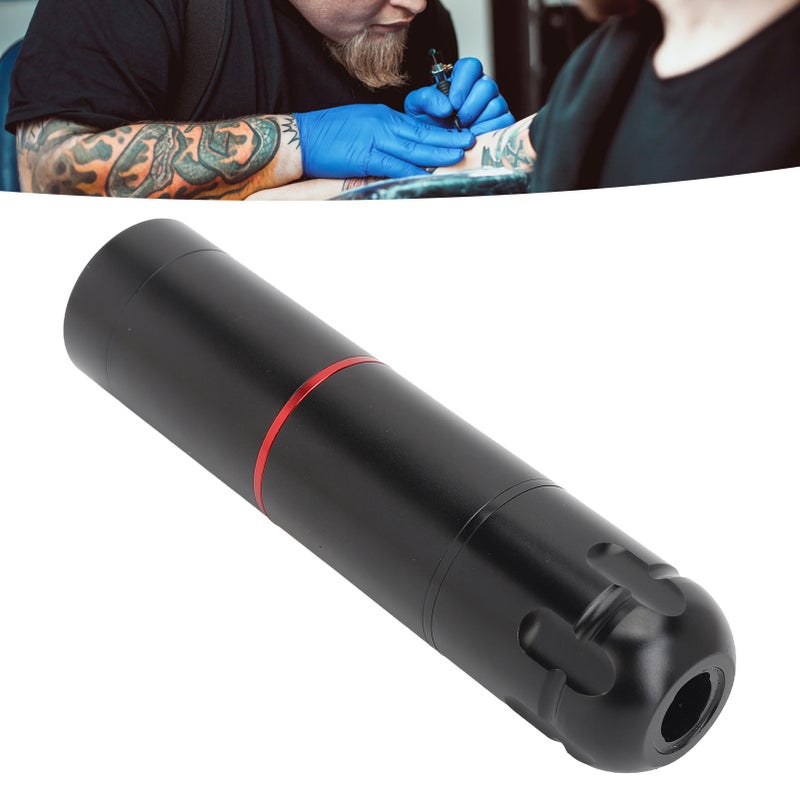 Wireless Tattoo Machine Pen 1800mAh Cartridge OLED Rotary Tattoo Power Supply Pen for Liner Shader Black Red Circle - Image 1
