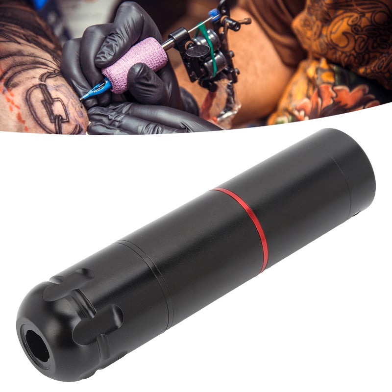 Wireless Tattoo Machine Pen 1800mAh Cartridge OLED Rotary Tattoo Power Supply Pen for Liner Shader Black Red Circle - Image 2