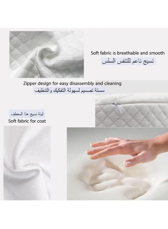 وسادة أطفال طبية مائلة – مريحة وآمنة – دعم لطيف للنوم والرضاعة اليومية - Image 2