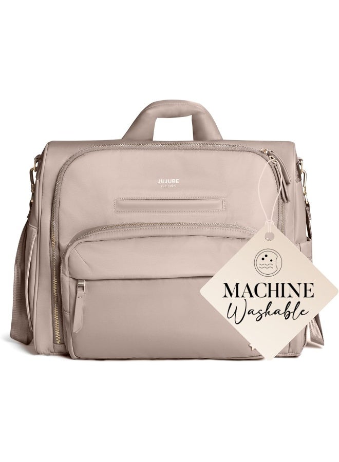 JuJuBe Satchel - Convertible Baby Diaper Bag Backpack - Baby Boy or Baby Girl - Large Diaper Bag with Changing Station - Image 2