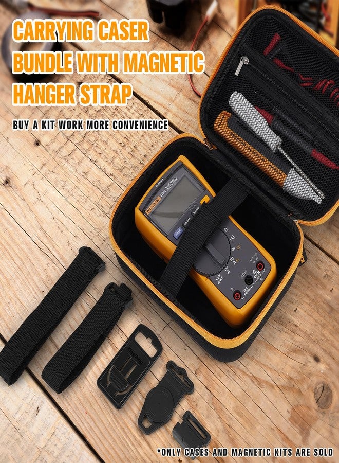 OLAIKE KingSung Hard Case Bundle with Magnet Hanging Strap for Fluke 117/115/116/114/113 Digital Multimeters - Image 2