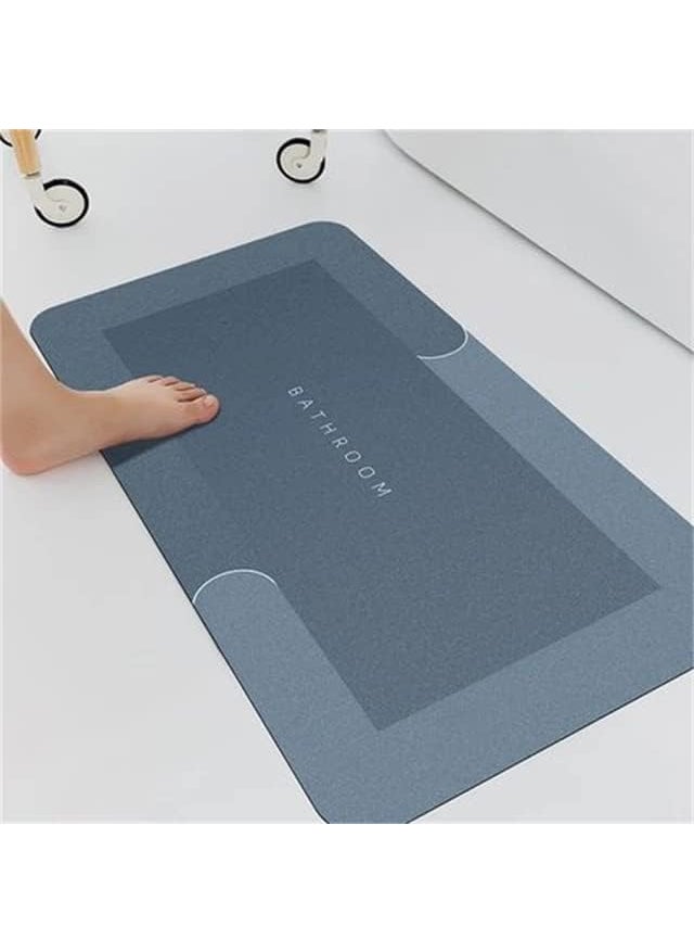 BLISS START BLISS START Bathroom mat Square Door Mat Floor Mat Bath Mat Doormat Carpet Rubber Non Slip mat for Cushion Mat Quick Dry Dirt Barrier for Home Office 40x60cmMulticolorPack of 1  - Image 2