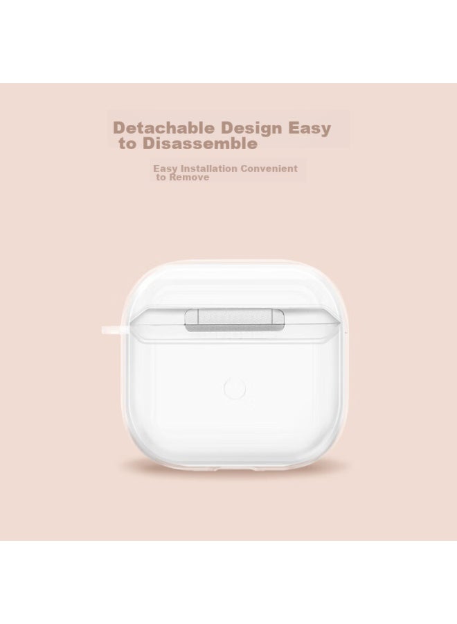 Inkaida Yingkaida Airpods 4 Case, Apple Earphone Protective Cover, Wireless Bluetooth Earphone Case, Shockproof Creative Anti-slip Shell, Storage Box, Pink Butterfly - Image 5