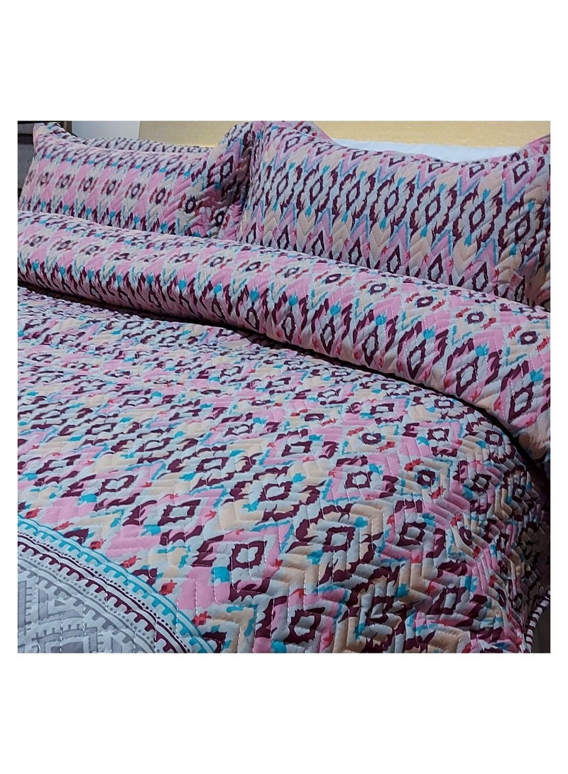 Family Bed Coverlet Set Cotton 3 pieces size 240 x 240 cm model 165 from Family Bed - Image 1