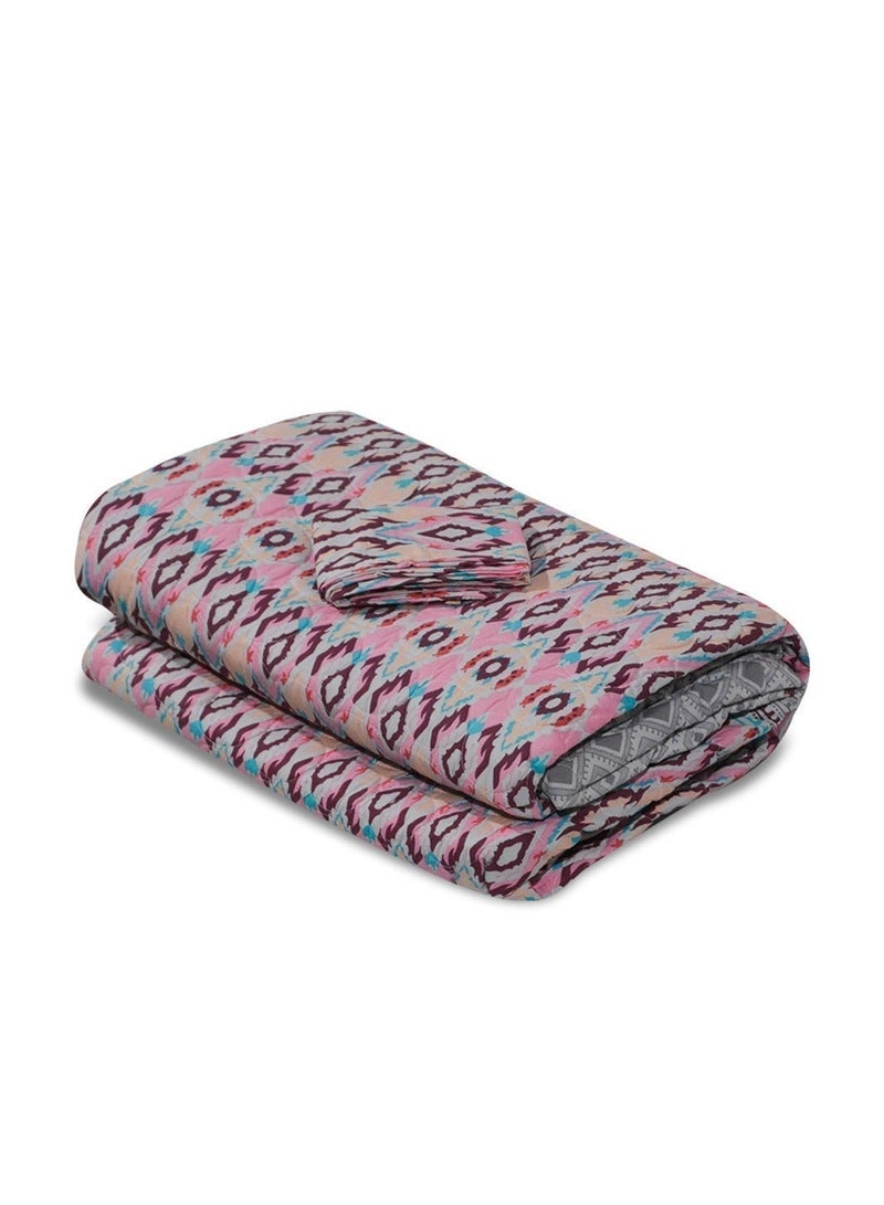 Family Bed Coverlet Set Cotton 3 pieces size 240 x 240 cm model 165 from Family Bed - Image 3