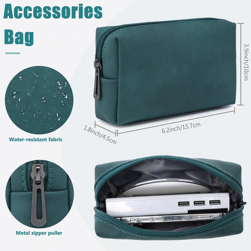 HYZUO HYZUO 15-16 Inch Laptop Sleeve Case with Stand Feature for MacBook Pro 16 M4/M3/M2/M1 Pro/Max 2024-2019, XPS 15, MacBook Pro 15 2015-2012, Samsung Galaxy Book Flex/Pro 15, Dark Green  - Image 5