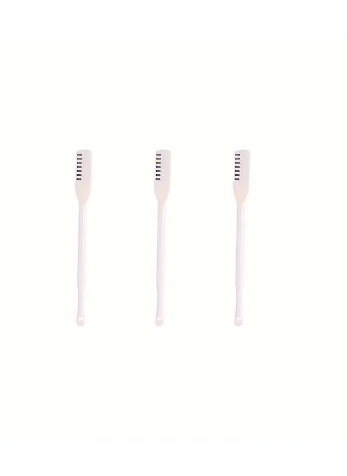 Goolsky 3 PCS Gentle and Pain-free Nose Hair Trimmer Set for Men and Women - Portable Manual 360° Rotating Double Head, Skin-Safe Facial Hair Removal Tool with Precise Trimming Function  - Image 1