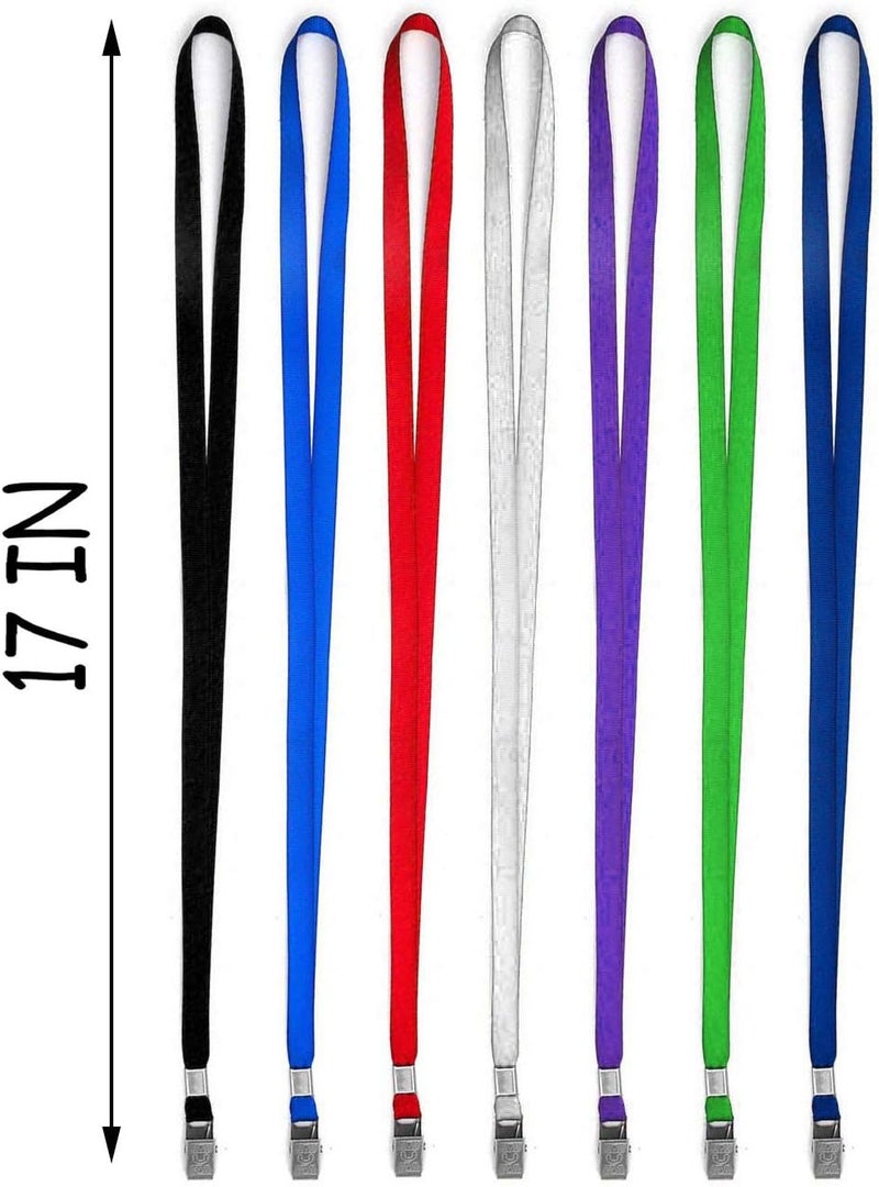 Beebel Gray Lanyards 100 Pack Nylon Flat Badge Lanyard for Id Badge Name Tag (Gray, 100 Pack) - Image 2