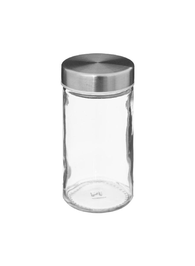 Five Simply Smart Stainless Steel Rotating Spice Rack with 16 Jars Clear and Silver 21 x 28.5 x 21 cm 338724204 - Image 4