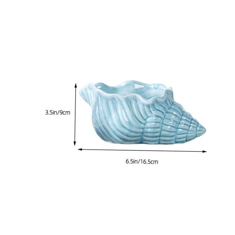 Ceramic Conch Ashtray Nautical Decor for Home Office Bar Indoor Outdoor Use - Image 5