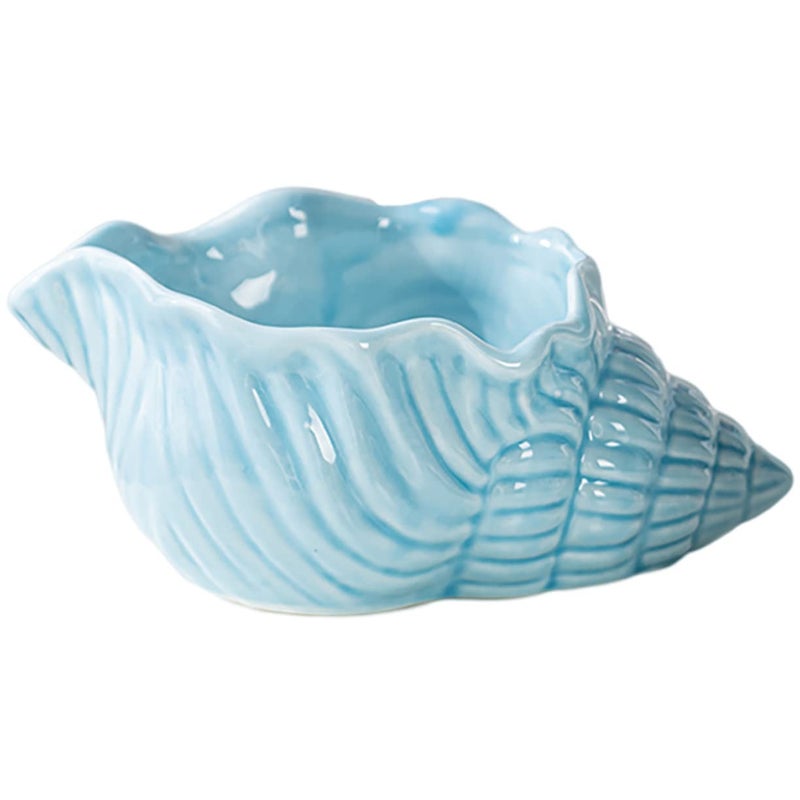 Ceramic Conch Ashtray Nautical Decor for Home Office Bar Indoor Outdoor Use - Image 2