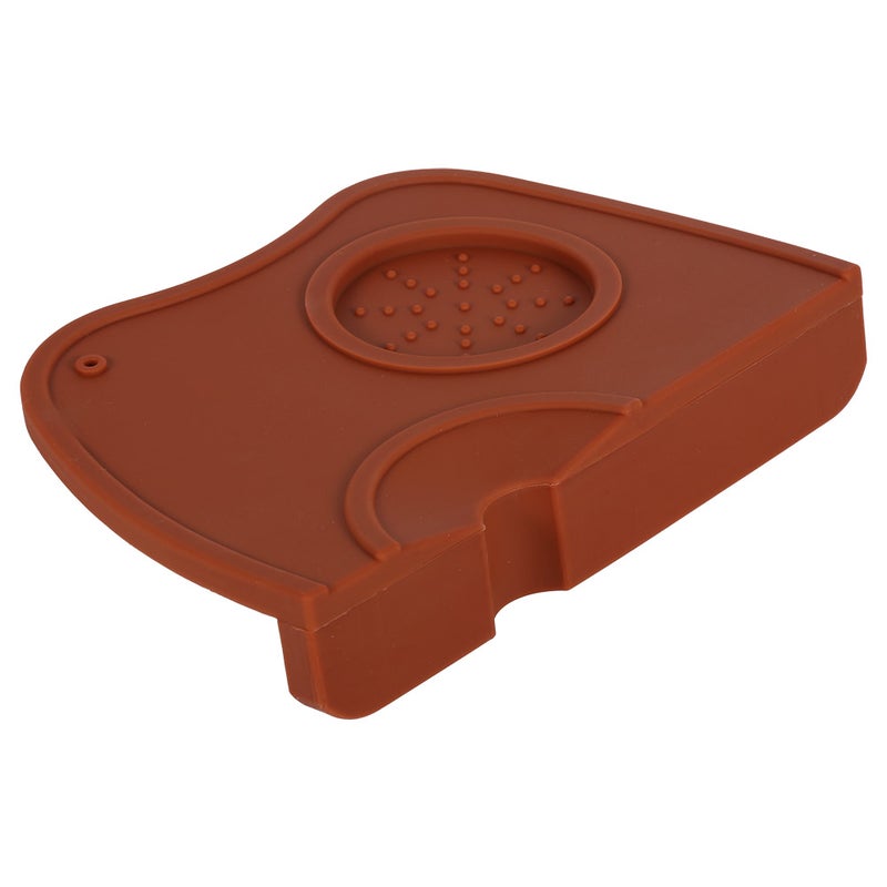 1x Anti slip Espresso Coffee Tamper Tamping Holder Silicone Mat Pad (Coffee) - Image 1