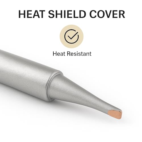 DZK 60W Premium Soldering Iron with Adjustable Temperature Control Knob & 5 Stainless Steel Tips | Fast Heating, Easy Installation, Heat-Resistant Handle – Ideal for PCB, Wire & DIY Projects - Image 5