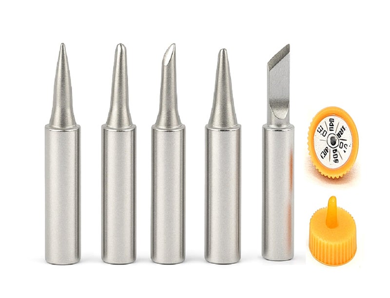 DZK 60W Premium Soldering Iron with Adjustable Temperature Control Knob & 5 Stainless Steel Tips | Fast Heating, Easy Installation, Heat-Resistant Handle – Ideal for PCB, Wire & DIY Projects - Image 1