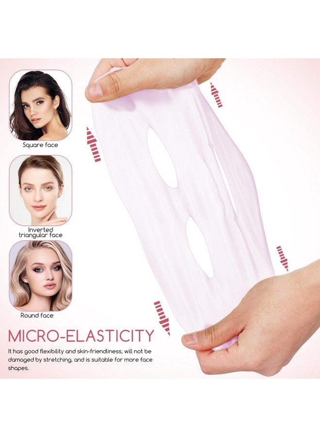 Beaupretty 5 Pcs Silicone Facial Mask Reusable Facial Mask Skincare Facial Mask Silicone Skin Mask Covers Moisturizing - Image 5