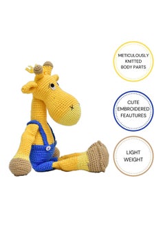 Happy Threads Handmade Crocheted AlexGiraffe (15 inches) – Multicolour | Crochet Toys | Child Safe | for Babies 6 Months & Above | Dolls for Boys/Girls| For Birthday Gift | Decorative Items for Room  - Image 3