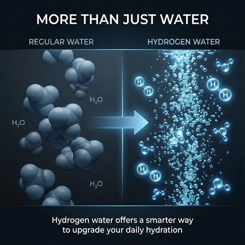 RWIXR Hydrogen Water Bottle, Hydrogenated Water Bottle with SPE PEM Tech, Portable Hydrogen Water Machine, Hydrogen Bottle, Ionized Hydrogen Water - Image 5
