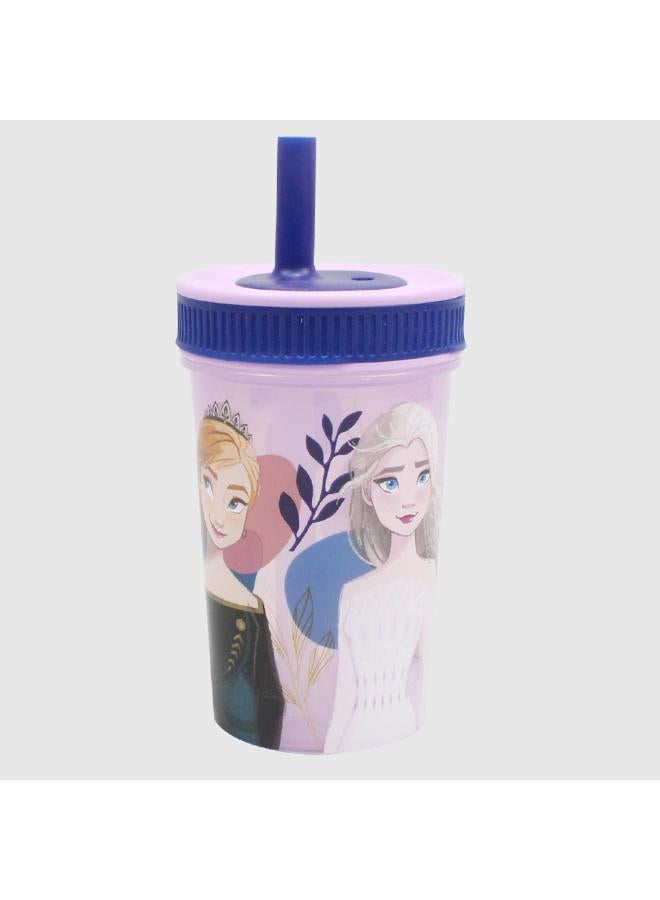 Stor Frozen Leakproof Silicone Straw Tumbler 465 ML - Image 1