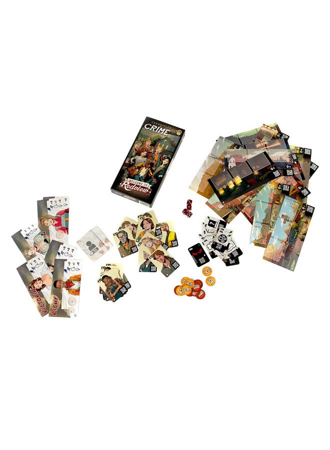 LUCKY DUCK GAMES Chronicles of Crime Welcome to Redview Board Game EXPANSION | Mystery Game | Cooperative Game for Kids and Adults | Ages 12+ | 1-4 Players | Avg. Playtime 60-90 Mins | Made by Lucky Duck Games - Image 4