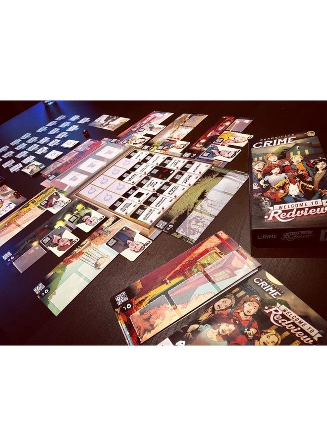 LUCKY DUCK GAMES Chronicles of Crime Welcome to Redview Board Game EXPANSION | Mystery Game | Cooperative Game for Kids and Adults | Ages 12+ | 1-4 Players | Avg. Playtime 60-90 Mins | Made by Lucky Duck Games - Image 2