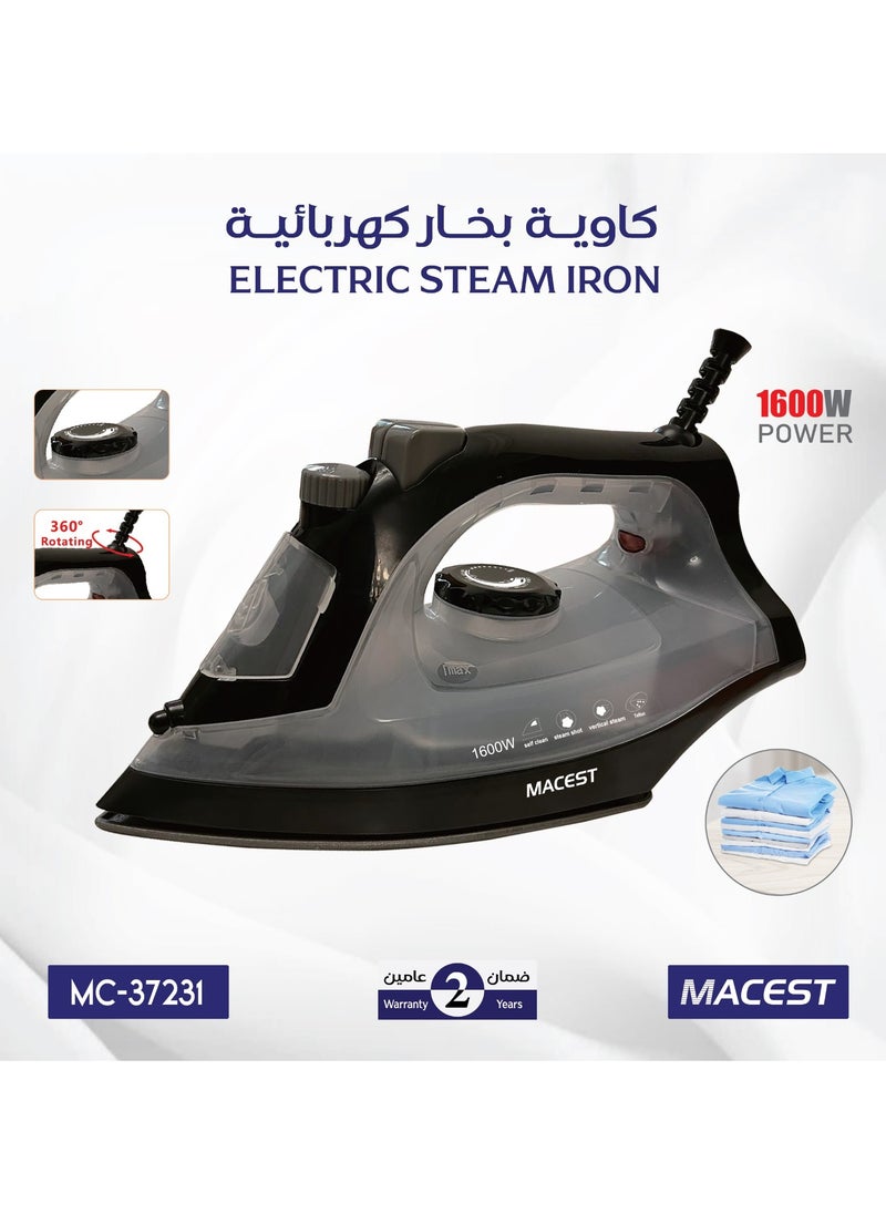 MACEST Steam Iron With Spray Function MC-37231. 