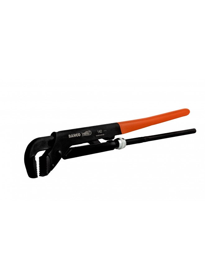 Bahco 142 Universal Pipe Wrench, 14-1/2-Inch, Red - Image 1