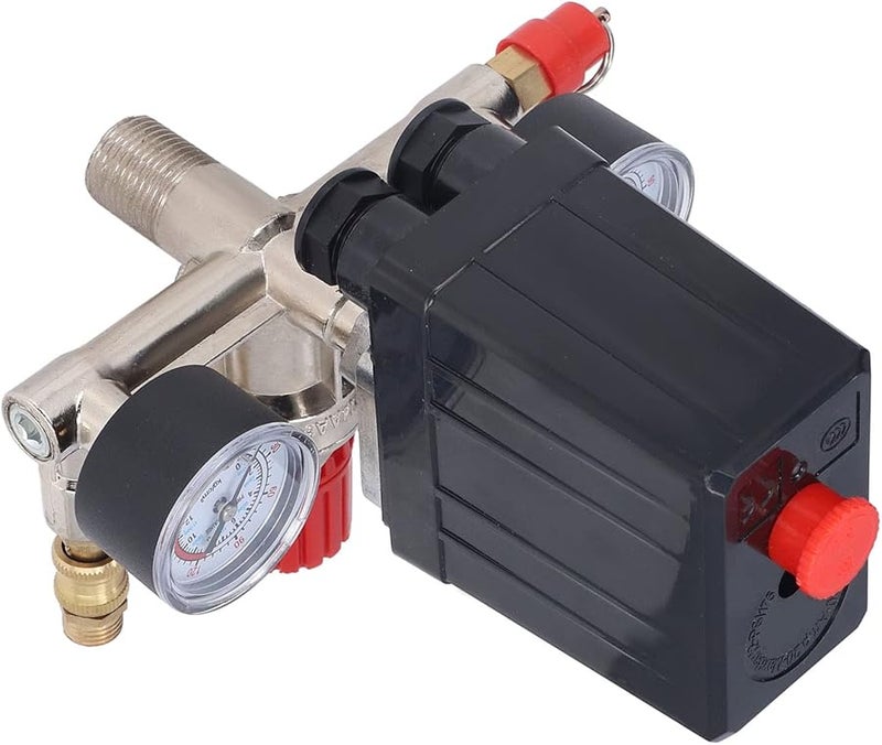 Dual Display Air Compressor Pressure Valve Kit Adjustable Control 90 120PSI AC 100 240V - Image 5