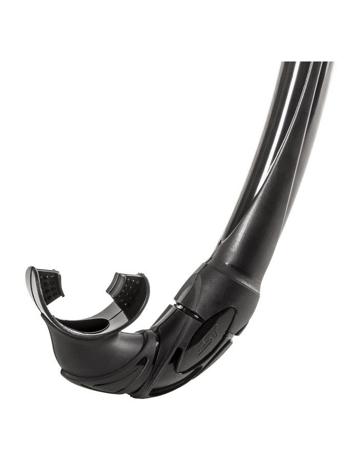 Ist Sn36 Flexible Foldable 100% Silicone Nonpurging Snorkel (Black) - Image 2