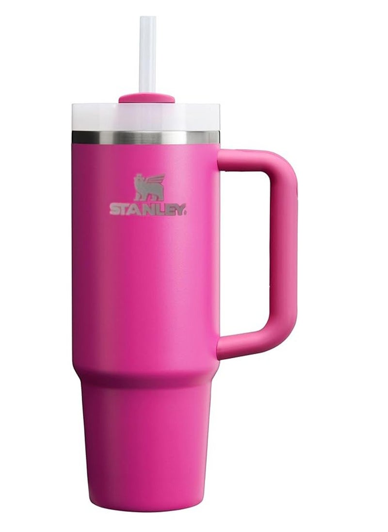 Stanley - Stanley Quencher H2.0 FlowState Tumbler 30OZ FUCSHIA Stainless Steel Vacuum Insulated with 3-Position Lid and Straw Perfect for Water Iced Tea Coffee On-the-Go Hydration Ideal Gift Stanley Cup - Image 1