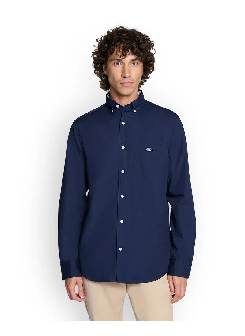GANT Gant Men’S Poplin Shirt With Buttondown Collar