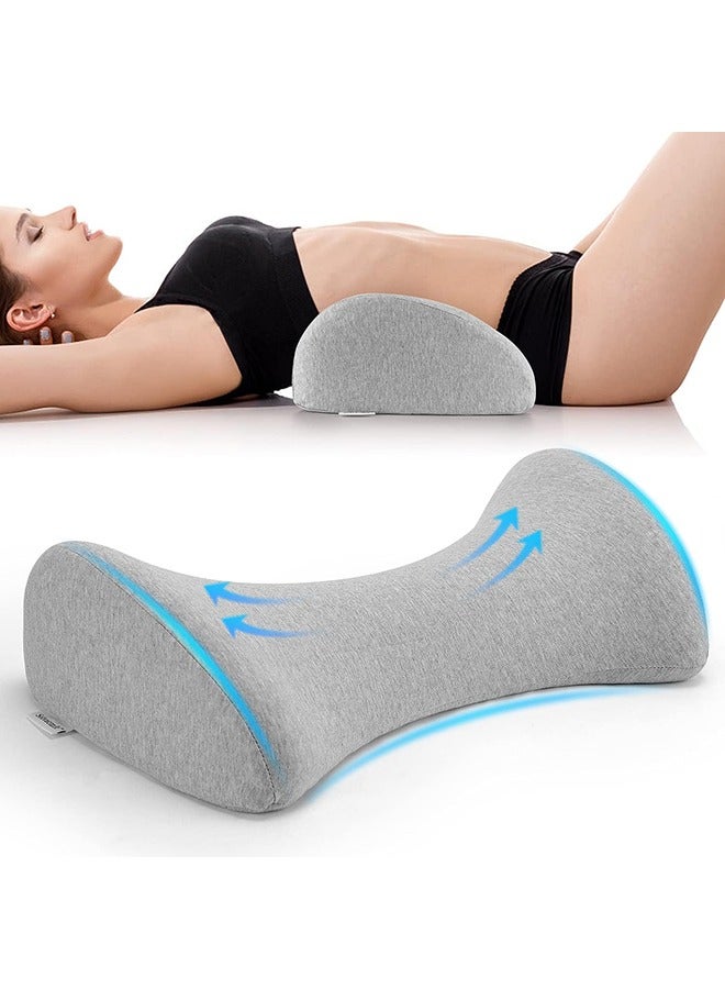 Arabest Lower Back Pillow, Lumbar Support Pillow for Bed, Waist Stretch, Relieve Low Back Pain, Lumbar Support Pillow  - Image 1