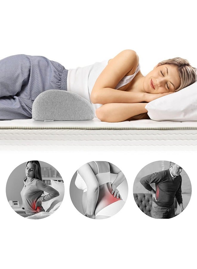 Arabest Lower Back Pillow, Lumbar Support Pillow for Bed, Waist Stretch, Relieve Low Back Pain, Lumbar Support Pillow  - Image 3