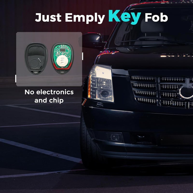 HelloAuto Key Fob Cover for Chevy and GMC Vehicles - Image 3