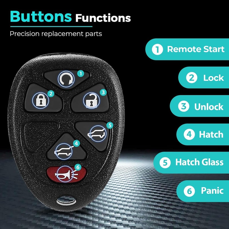 HelloAuto Key Fob Cover for Chevy and GMC Vehicles - Image 5