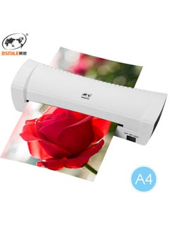 OSMILE SL200 Laminator Machine Hot and Cold Laminating Machine Two Rollers A4 Size for Document Photo Picture Credit Card Home School Office Electronics Supplies  - Image 1