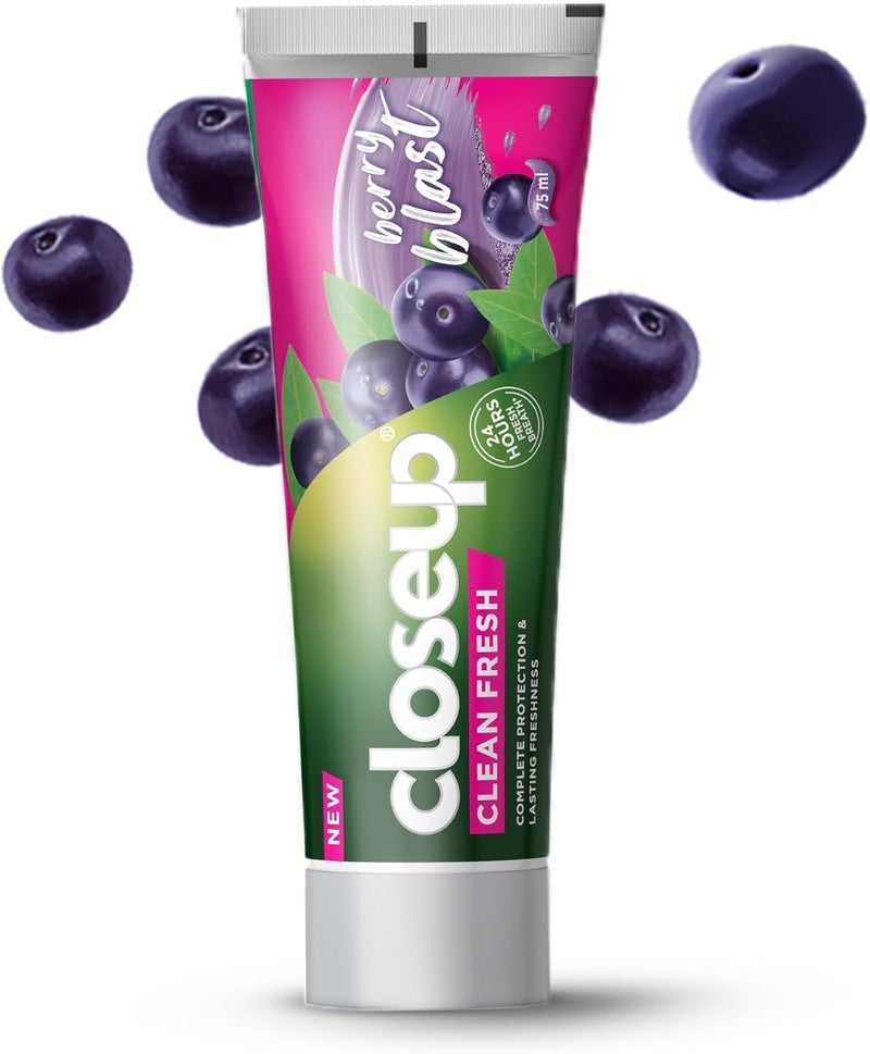 Closeup Clean Fresh Toothpaste, Berry Blast - 75ml - Image 1