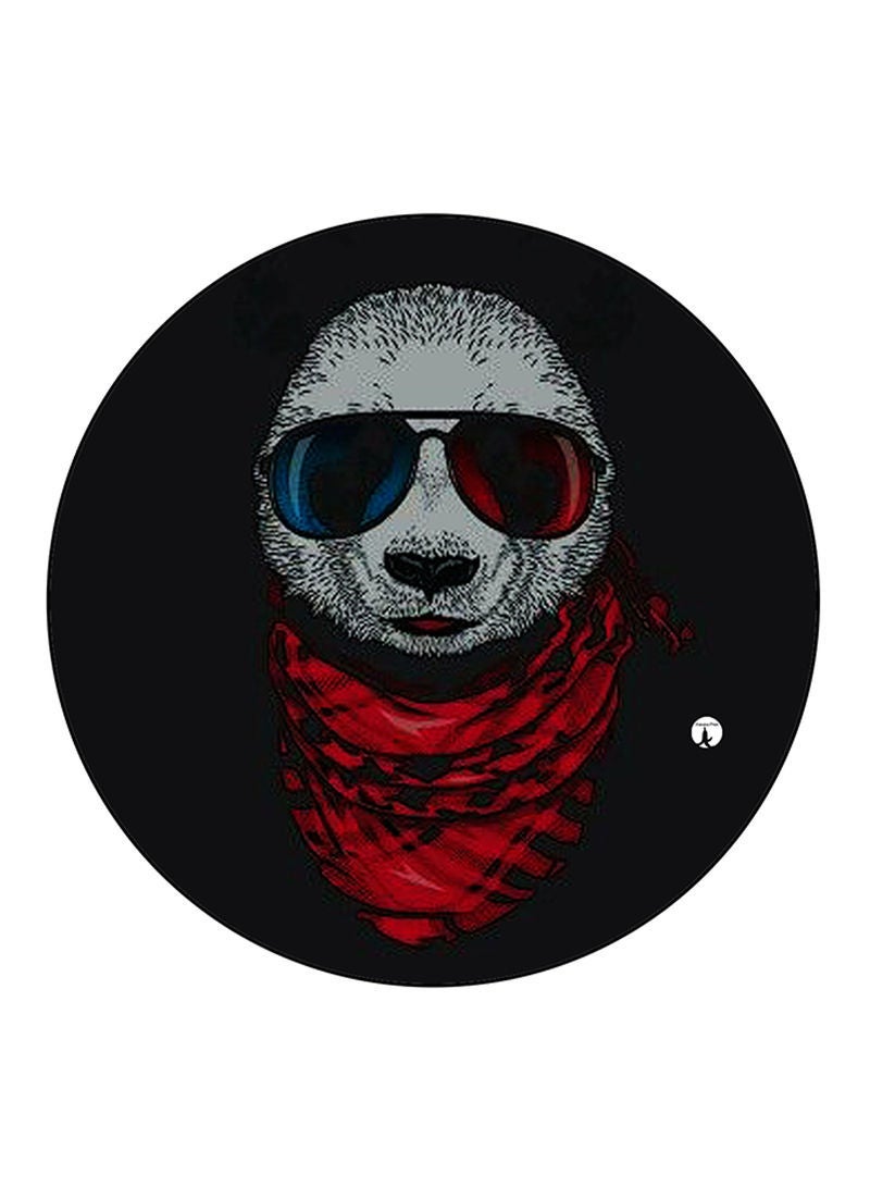 RKN Panda Printed Large Round Pin Badge Multicolour - Image 2