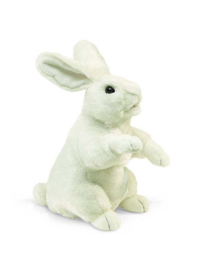 Folkmanis Standing White Rabbit Hand Puppet - Image 1