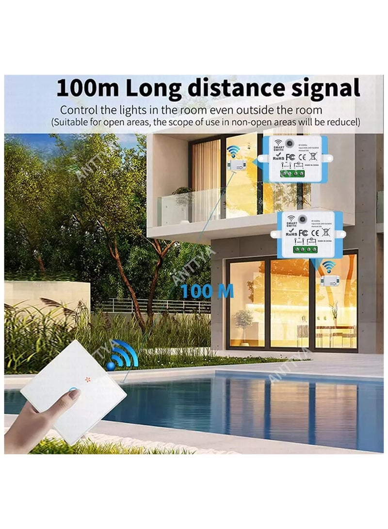 Generic Wireless Light Switch and 433MHz Wall Switch Remote Control Lamp Bulb Fan Switch,110V 220V 230V 240V 10A Relay Receiver  - Image 3