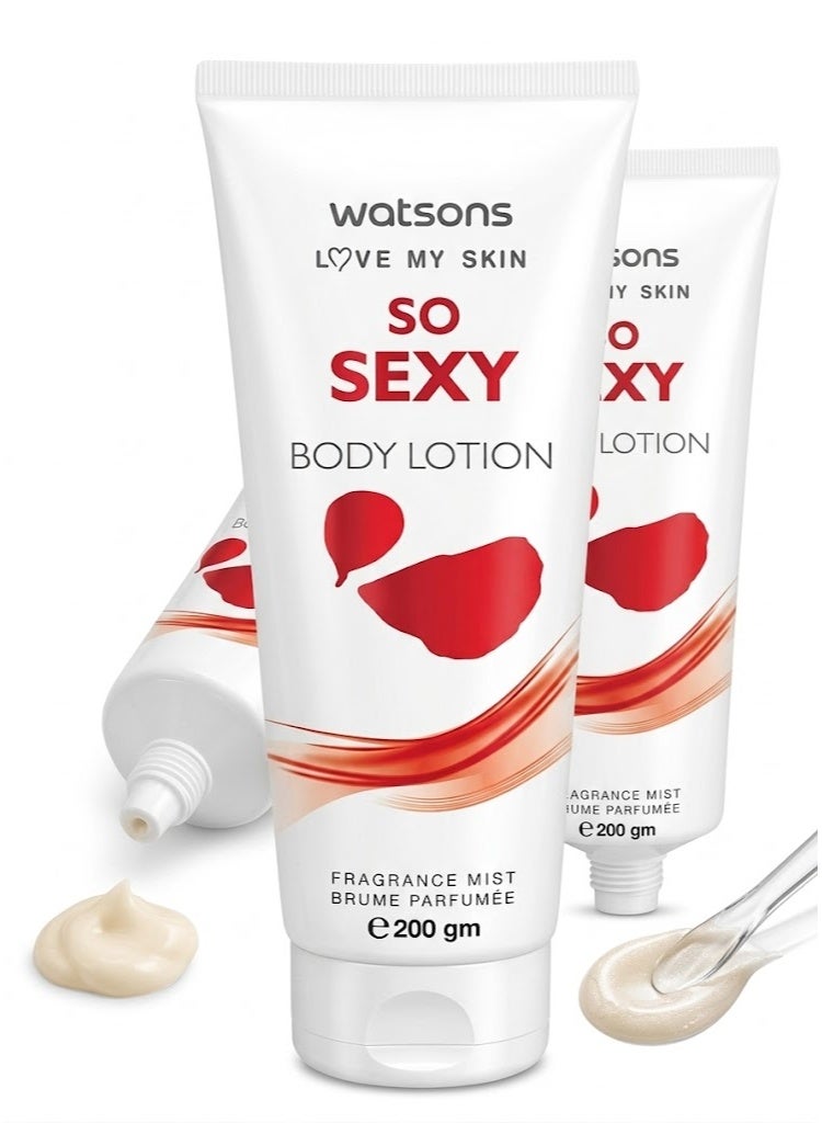 Watsons Love My Skin So Sexy Body Lotion – 200gm – Fragrance Mist & Soft Hydration - Image 2