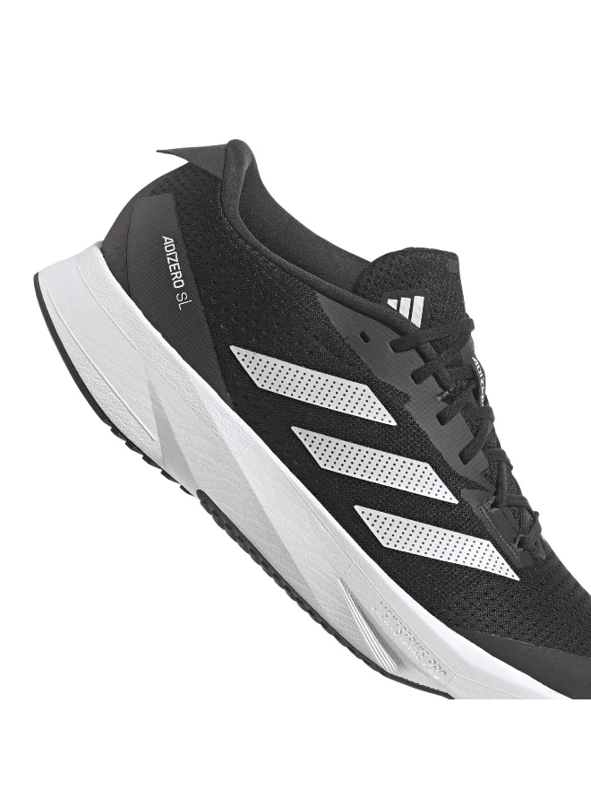 Adidas Adizero Sl Black Running Shoes For Men 6.5