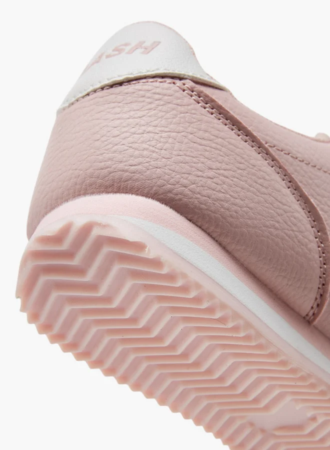 Dash Textured Sports Shoes with Hook and Loop Closure
