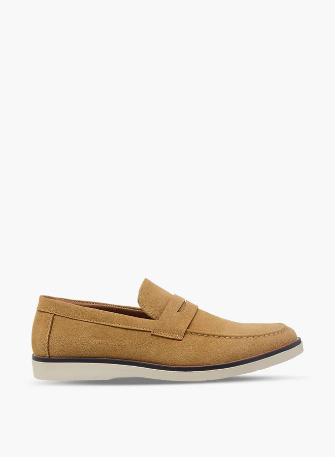 LBL by Shoexpress TAN Men Textured Slip-On Loafers for Men | Best Price UAE