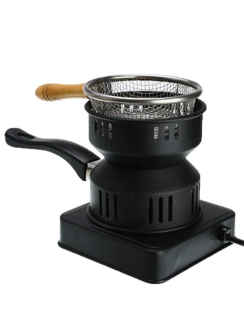 JAJEEK موقد كهربائي لبدء الفحم مع ملقط مجاني - إشعال سريع للشيشة، النرجيلة، الشواء، وبدء النار | موقد فحم سريع التسخين للاستخدام السهل والفعال - Image 5