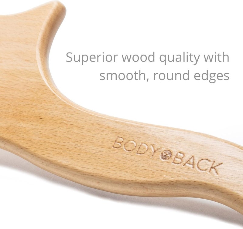 Body Back Wooden Gua Sha Massage Tool Wood Therapy Lymphatic Drainage Tool Gua Sha Cellulite Massager for Body Sculpting and Shaping - Image 5
