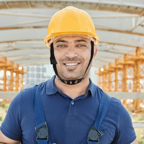 Veemoon Helmet Chin Strap：Adjustable Helmet Strap Universal Hard Hat - Chin with Elastic Band for Construction Headwear Protection Accessories (Black) - Image 4