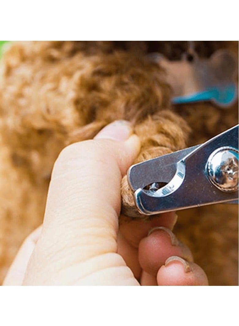 مقص أظافر الحيوانات الأليفة، مقص أظافر من الفولاذ المقاوم للصدأ للقطط والكلاب والطيور والجرذان والأرانب والحيوانات الصغيرة للعناية بها - Image 3