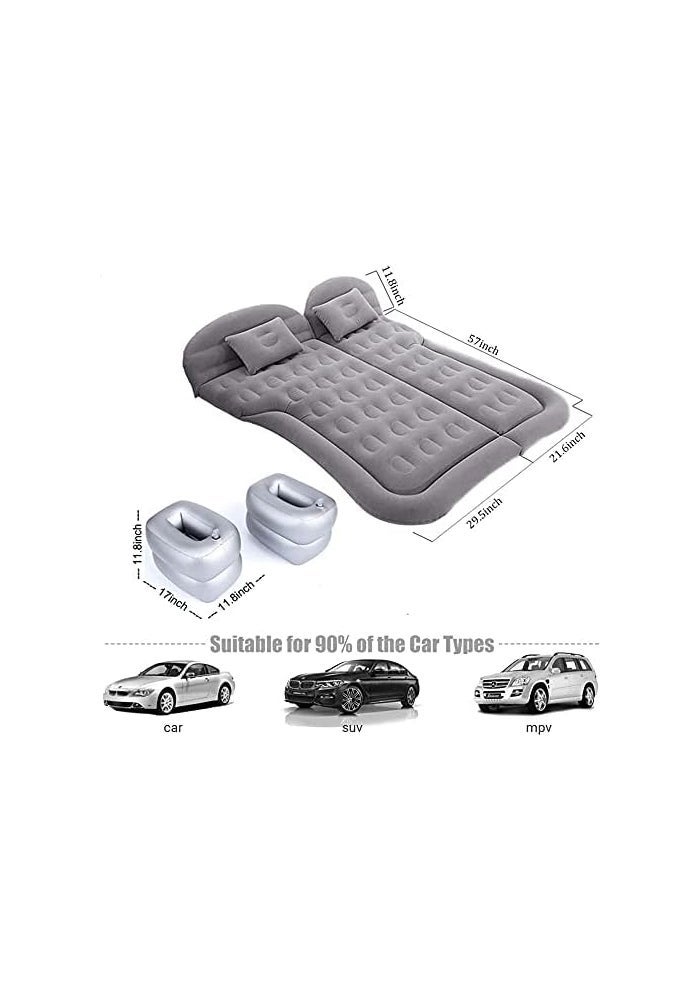 Onirii Inflatable SUV Air Mattress - Thickened Camping Blow Up Bed for Universal SUV, Truck, and Car Travel - Portable Sleeping Solution - Image 4