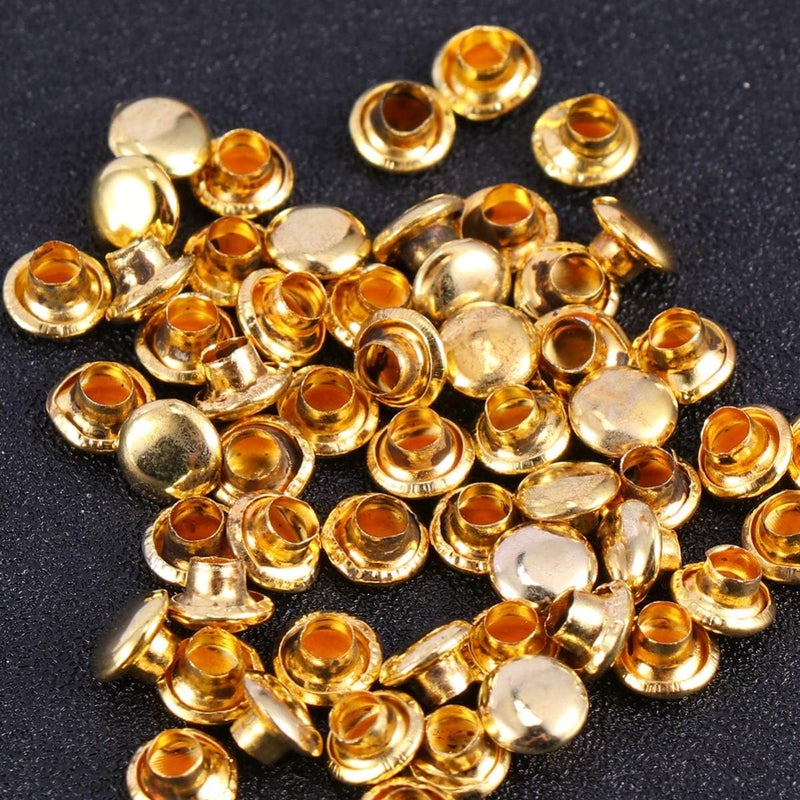 comfrt 100 Pcs Snap Fasteners Kit Metal Diamond Rhinestone Button Snaps Press Studs for Clothes Jackets Jeans Wears Bracelets Bags(Grey Diamond with Golden Rim) - Image 2